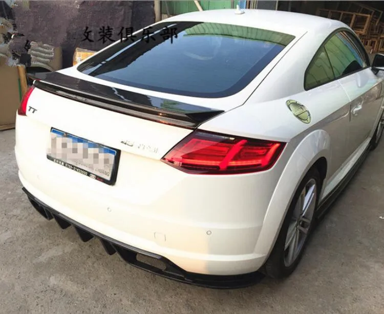 Автомобильный спойлер для заднего крыла из углеродного волокна AUDI TT TTS 2015 2016 2017 2018