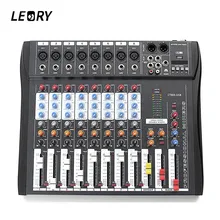 LEORY Professional Digital Karaoke Audio font b Mixer b font Amplifier 8 Channel Microphone font b