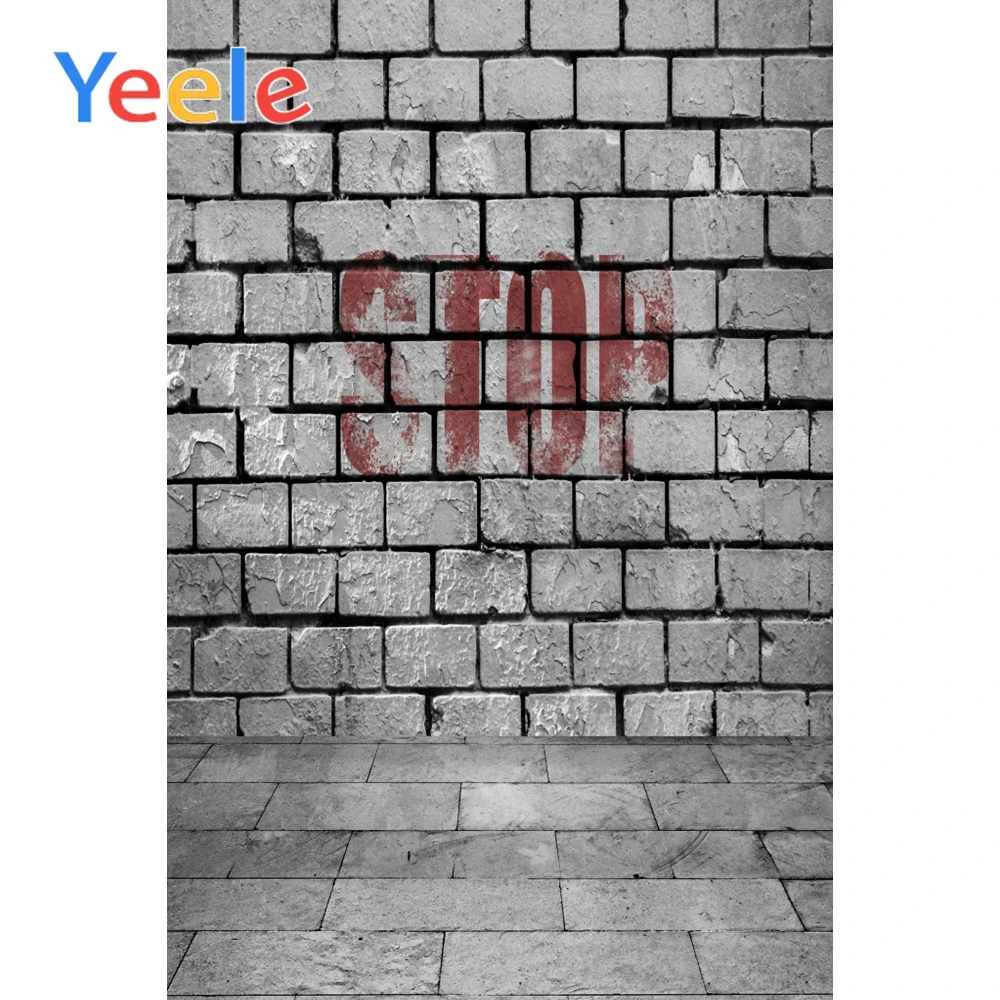

Yeele Vinyl Backdrops For Photography Grunge Retro Graffiti Brick Wall Portrait Custom Dark Backgrounds Props For Photo Studio