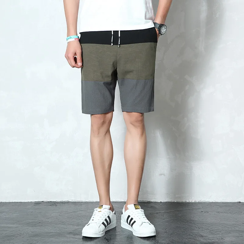 Fashion Summer Cargo Shorts Men Cotton Joggers Casual Short Home Pockets Sport Patchwork Plus Size Mid Red Loose Street Wear 4XL Fashion Summer Cargo Shorts Men Cotton Joggers Casual Short Home Pockets Sport Patchwork Plus Size Mid Red Loose Street Wear 4XL