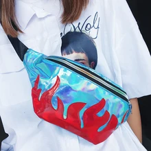 UKQLING красочные Для женщин поясная сумка для девочек Fanny Pack над сумка на ремне нагрудная Для женщин поясная сумка через плечо кошельки летняя Новинка