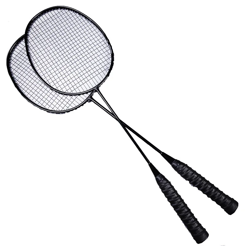 

Full Carbon Badminton Racket Double Shot Carbon Fiber Ultra Light Offensive 2U Durable Type 3U