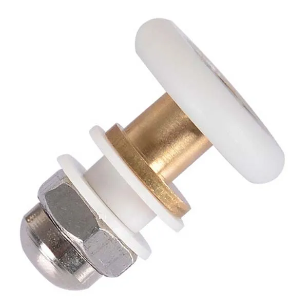 2PCS Shower Room Bathroom Parts Glass Sliding Door Pulley Old Circular Single Wheel Sliding Bearing Eccentric Fittings