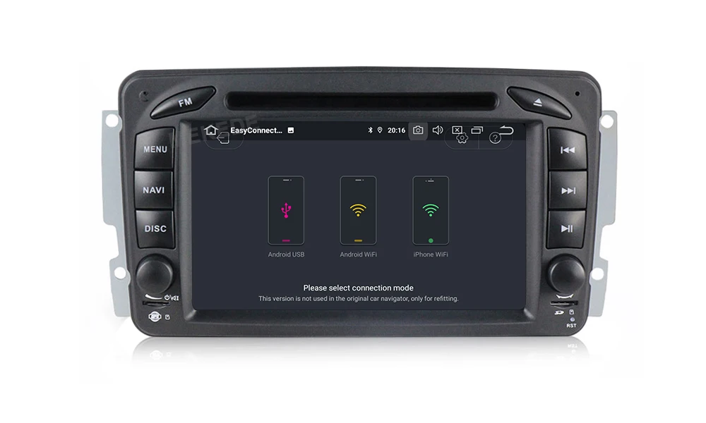 Top 7" DSP IPS Android 9.0 4G 64G 2 DIN Car DVD player For Benz CLK W209 W203 W168 W208 W463 W170 Vaneo Viano Vito E210 C208 GPS PC 26