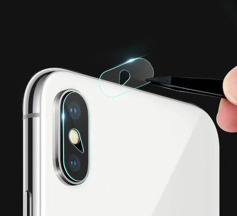 Buy For IPhone X Lens Tempered Protective Film Camera