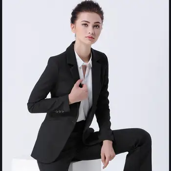 

Women suit fashion western-style formal business OL vocational suit high quality custom lapel long-sleeved women suits