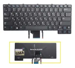 Ssea Новый Русский RU клавиатура для Dell E6430U E6430S E6330 RU Клавиатура с подсветкой ноутбука