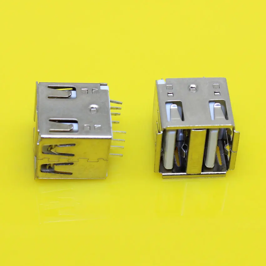 Cltgxdd US 038 Новый USB 2 0 разъем двойной для подключения флэшки порт Женский 180