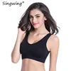 Singwing comfortable Seamless Bra Two Layer With Free movable Sponge Sexy Bra Leisure women fitness paded plus size bra ► Photo 3/6