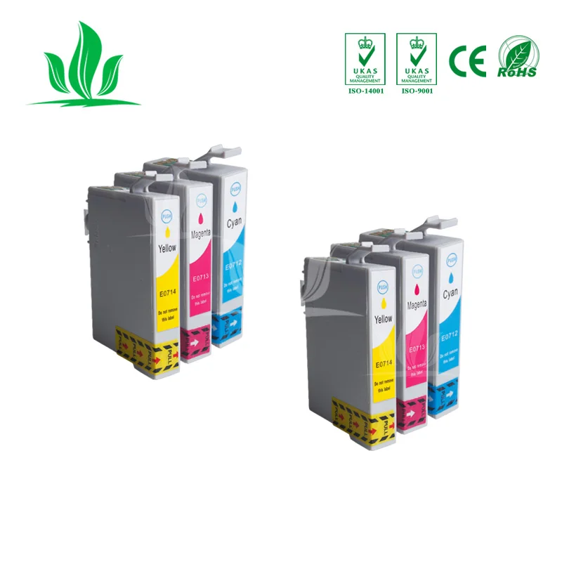 

T0711 2 X CMY Compatible Ink Cartridge for EPSON STYLUS D78 D92 DX4000 S20 SX100/SX105/SX110/SX200/SX205 t0891