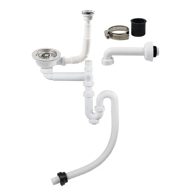 Talea Laundry Sink Basin Drain Waste Strianer Kit Drain Pipe Set Connect Washing Machine And Kitchen Sink Drainage Z5050c002 Pipes Aliexpress