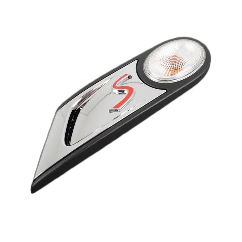 

2pcs S Style Car Side Marker Corner Lamp Turn Light Signal LED Lights For MINI Cooper S R55 R56 R57 Replacement Accessories