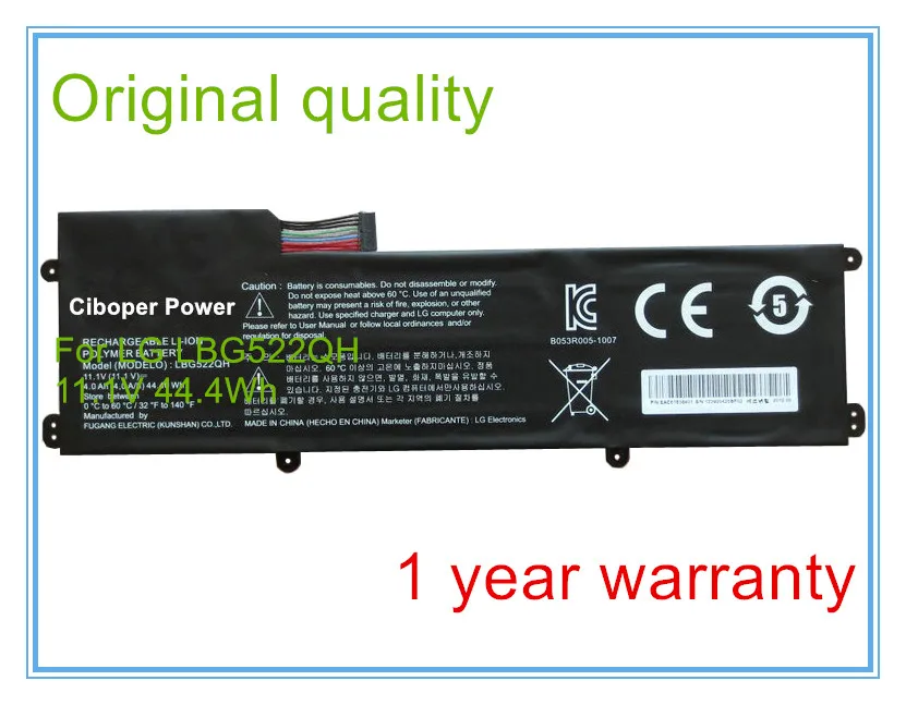 New Original Laptop Battery for XNOTE Z350-GE30KB Z360-GH60K LBG522QH 11.1V 4.0AH 44.40WH | Компьютеры и офис