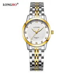 2018 LONGBO бренд Для мужчин Для женщин Краткое Повседневное уникальный Бизнес кварцевые наручные WatchesLuxury кварц-Часы Relogio Feminino Montre Femme