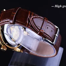 Коричневый кожаный ремешок для часов Winner