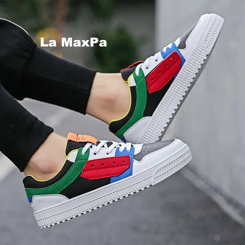 men's vulcanized chunky sneakers