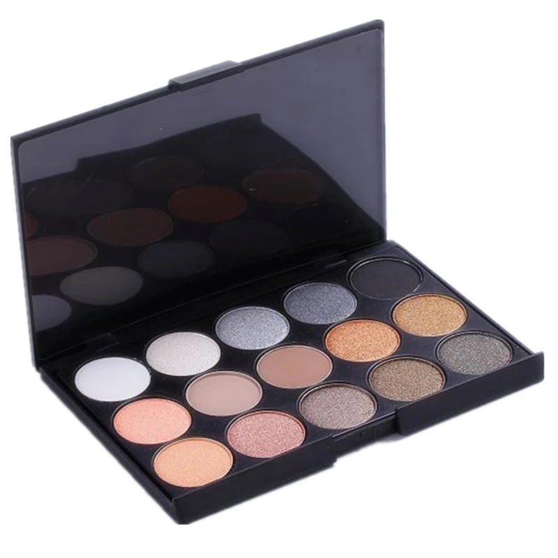 Brand New 15 Color Matte Pigment Glitter Eyeshadow Palette Cosmetic Makeup Set Nude font b Eye