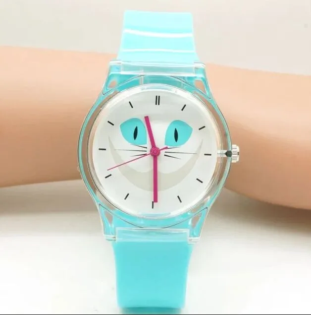 

Willis Cartoon Cat Design Woman waterproof digital quartz Watch Student watch for kids wristwatch