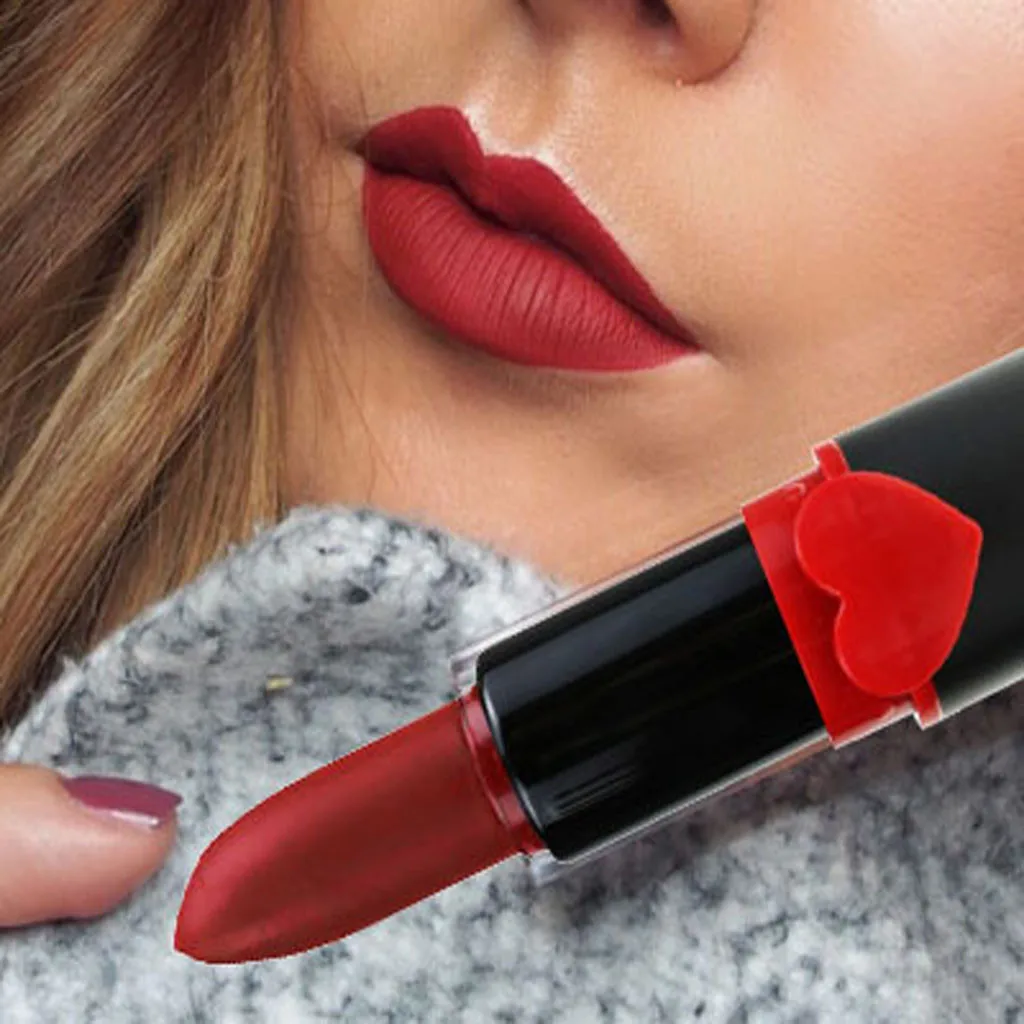 Labial матовый сексуальный Водонепроницаемый Блеск для губ длительный постоянный цвет губная помада туман ощущение макияж подарок пикантная красная помада Rossetti