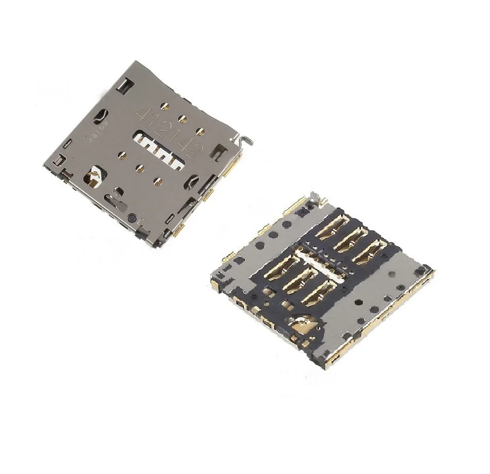 10 шт./лот устройство для чтения SIM-карт контактные Запчасти для Huawei Ascend P7 / P8 Lite