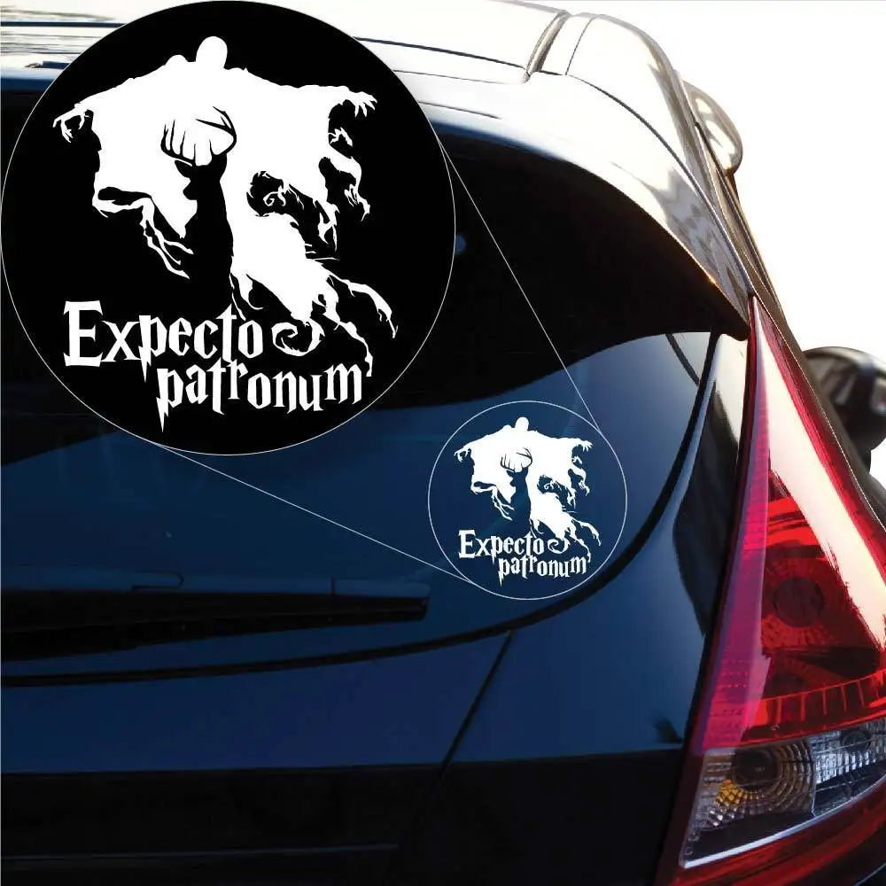 

Harry Potter Expecto Patronum Decal Sticker for Car Window, Laptop and More