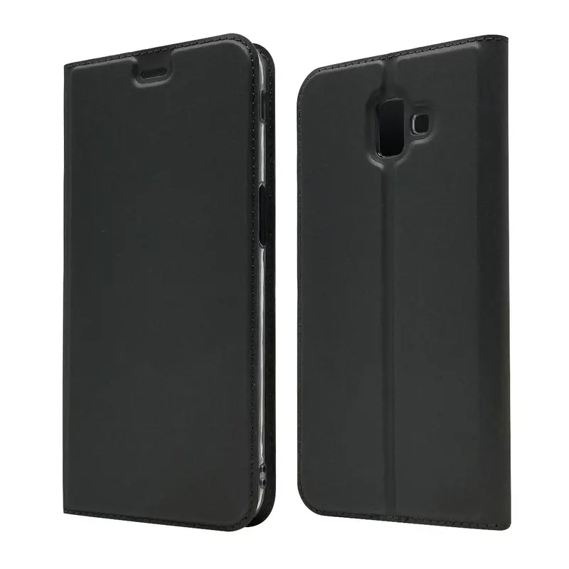 WIERSS кожа флип чехол для Samsung Galaxy J6 плюс + SM J610F 2018 J600F J600G отделения карточек кошелек