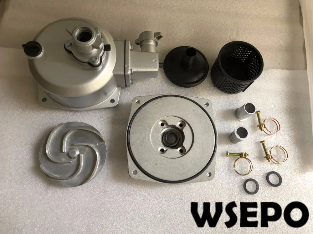 

1 Inch Full Water Pump Assembly kit (without motor)fits for 79cc 154F Gas Engine with thread output shaft Dia. 10mm