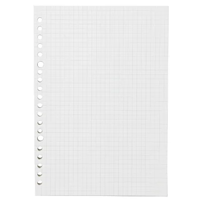 muji a5 graph paper loose leaf spiral notebook refill 100 sheets