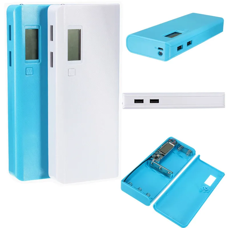 Safety Large Capacity 5x 18650 Battery Charger DIY USB Power Bank Case