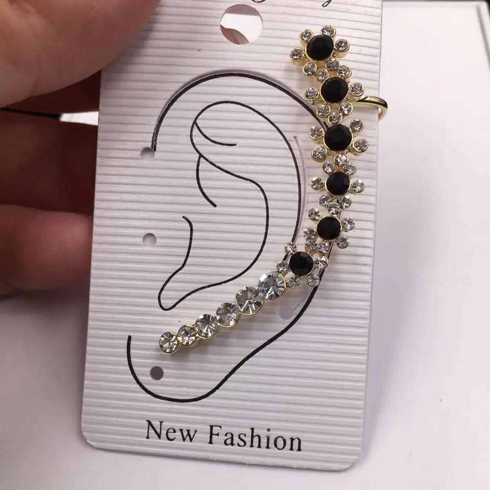

New fashion alloy crystal ear clip for women's