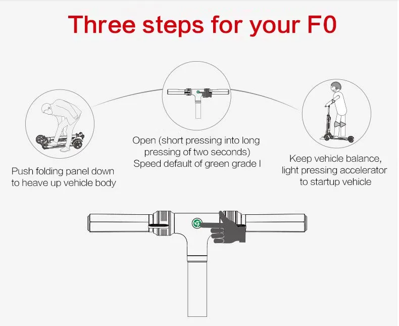 Discount FastWheel F0 electric scooter adult foldable two wheel hoverboard electric sakteboard kick scooter 15