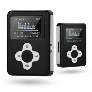 

New Coming Lovely USB Mini MP3 Player LCD Screen Support 32GB Micro SD TF Card walkman mp3 player mini Dropship