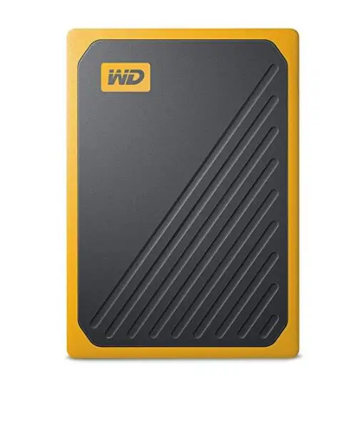 Western Digital My Passport Go 500GB 1 ТБ SSD Янтарный Портативный внешний накопитель USB 3,1 твердотельный накопитель лучший подарок для путешествий - Цвет: Цвет: желтый