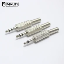 4 шт. 3,5 мм гарнитура разъем 3,5 мм цепи 2pole/переменного тока 3-полюсный/4-полюсный аудио Вилки разъем зарядки DIY Repair Запчасти для подключения зарядного устройства адаптера