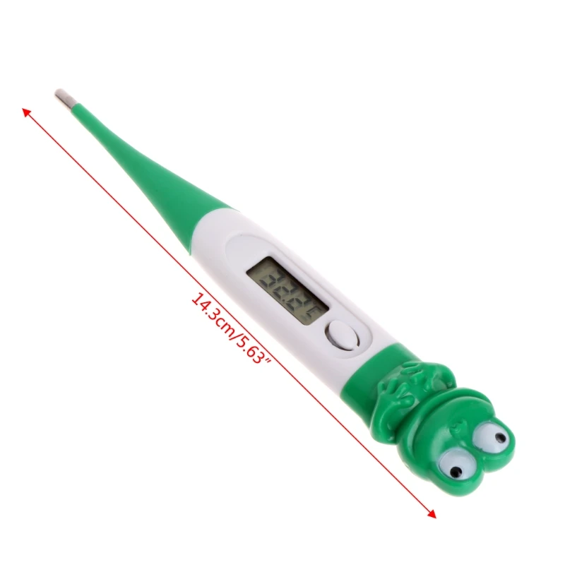ZOSS в форме животного температура тела электронный ABS цифровой ЖК-термометр водонепроницаемый мягкий наконечник медицина домашняя температура для детей