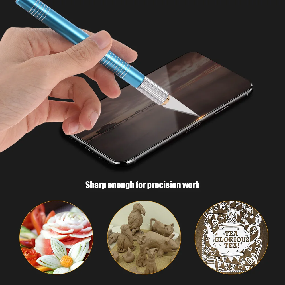 Cutter Art Utility knife Art Pen Knife Carving Knife Kit Precision Cutter Craft with Scalpel