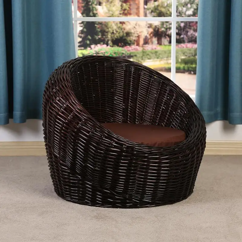 Ленивый диван стул натуральный плетеный диван из ротанга низкая цена подлинный одиночный ротанг ремесло - Цвет: style 4