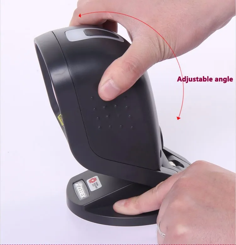 Zebex Z-6170 Hands-Free Laser Omnidirectional Barcode Scanner Desktop Bar Code Reader Five scan directions 20 lines portable printer scanner