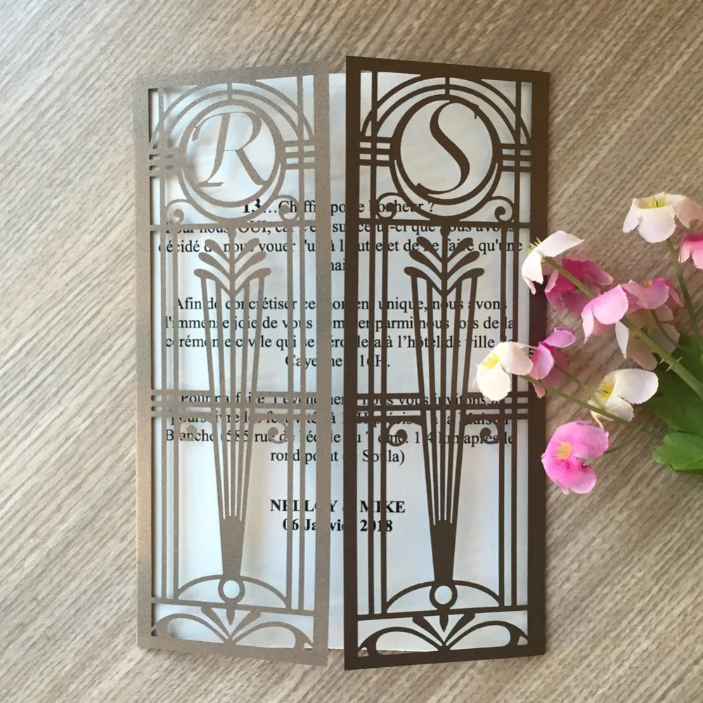 50pcs latest laser cut