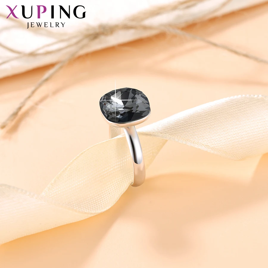 Xuping ювелирные изделия квадратный стиль новые кольца Прекрасные кристаллы от Swarovski простой для женщин Рождественский подарок M62-10021