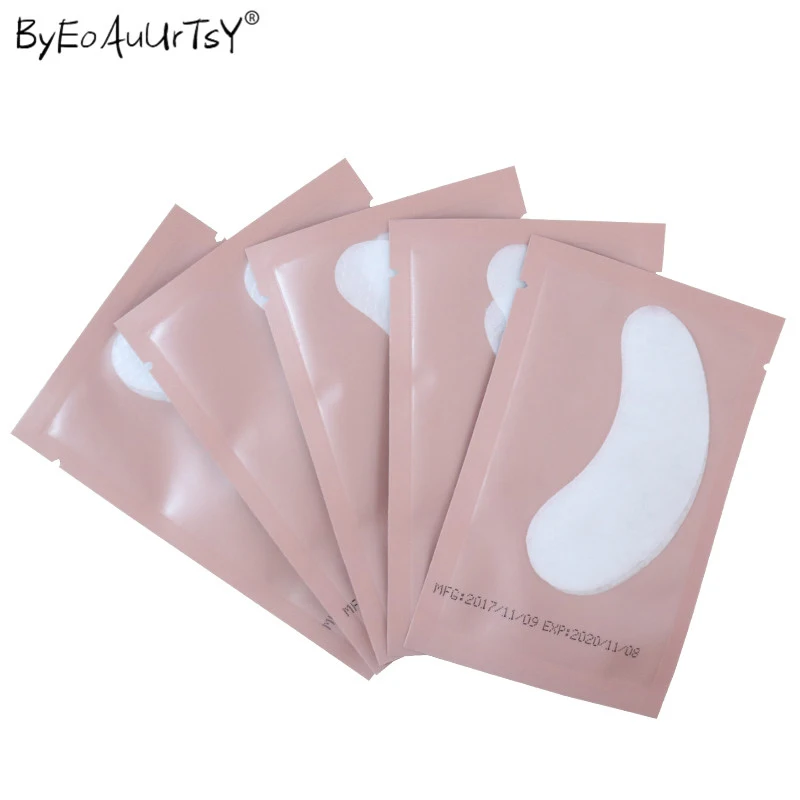 Shield para Eyeshadow Pares Eyeliner Shields Protetor Almofadas Descartáveis Lint Remendo Livre Cílios Falsos Extensão Maquiagem Ferramenta 100 5 Beleza e saúde