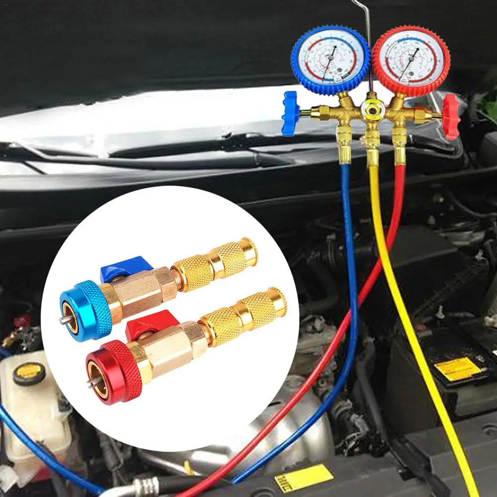 Klimatyzacja samochodowa uniwersalna klimatyzacja R134A rdzeń zaworu szybkie usuwanie instalator wysokie niskie ciśnienie Repair Tool|Instalacja klimatyzacyjna| - Klimatyzacja samochodowa uniwersalna klimatyzacja R134A rdzeń zaworu szybkie usuwanie instalator wysokie niskie ciśnienie Repair Tool|Instalacja klimatyzacyjna| -