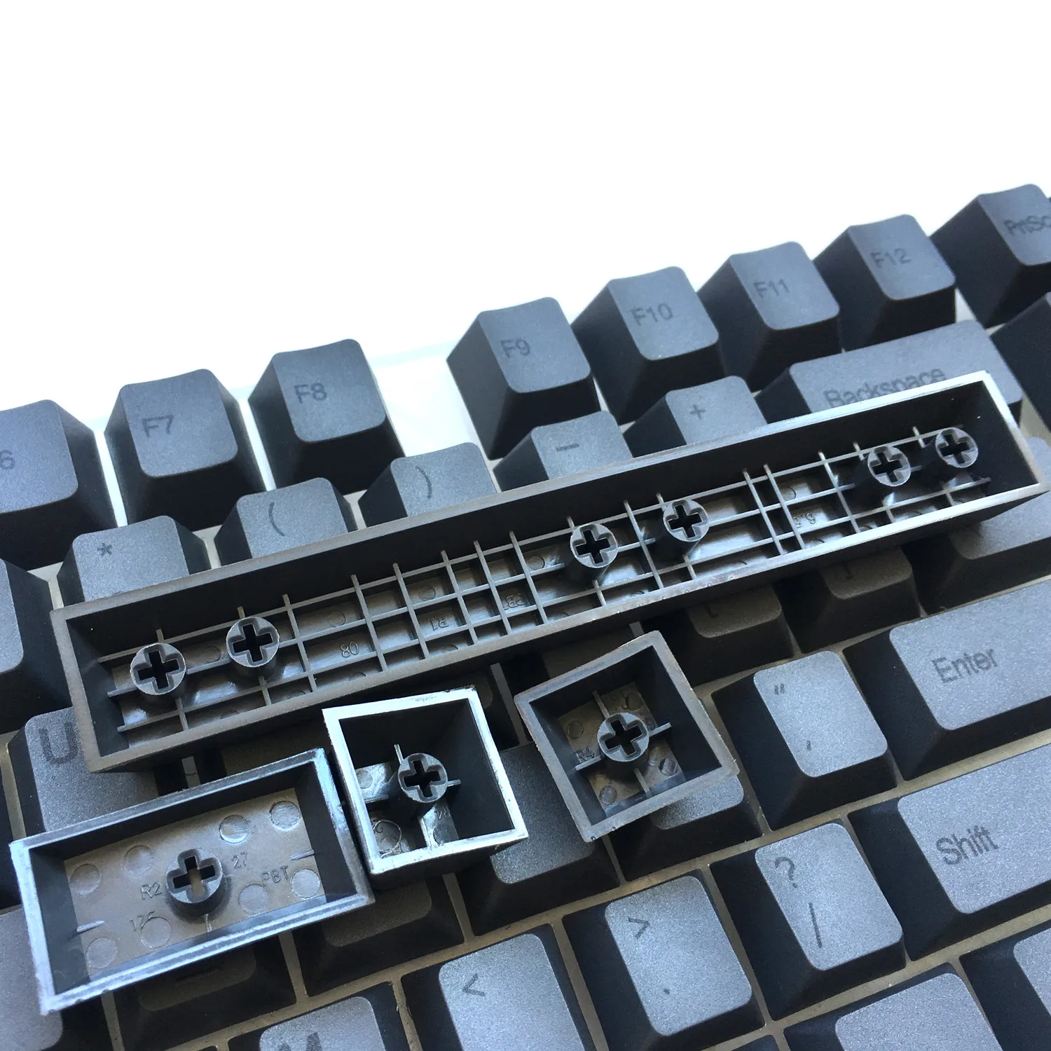 PBT 87 Набор колпачков для ключей красящая лента возгонки Cherry MX Чехлы клавиш топ