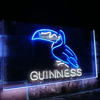 

Guinness Toucan Stout Draught Beer Bar Decor Dual Color Led Neon Sign st6-a2120
