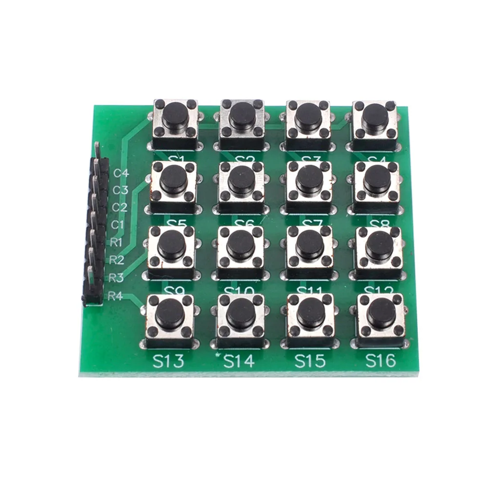 5 шт. 8pin 4x4 4*4 Матрица 16 кнопок клавиатуры макет модуль MCU для arduino Diy Kit #