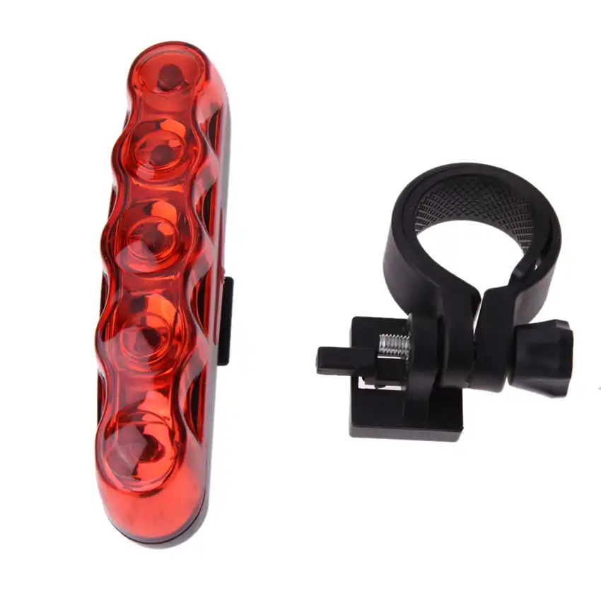 New Bicycle Red LED Bike Rear Light 3 modes Waterproof Tail Lamp Outdoor W
