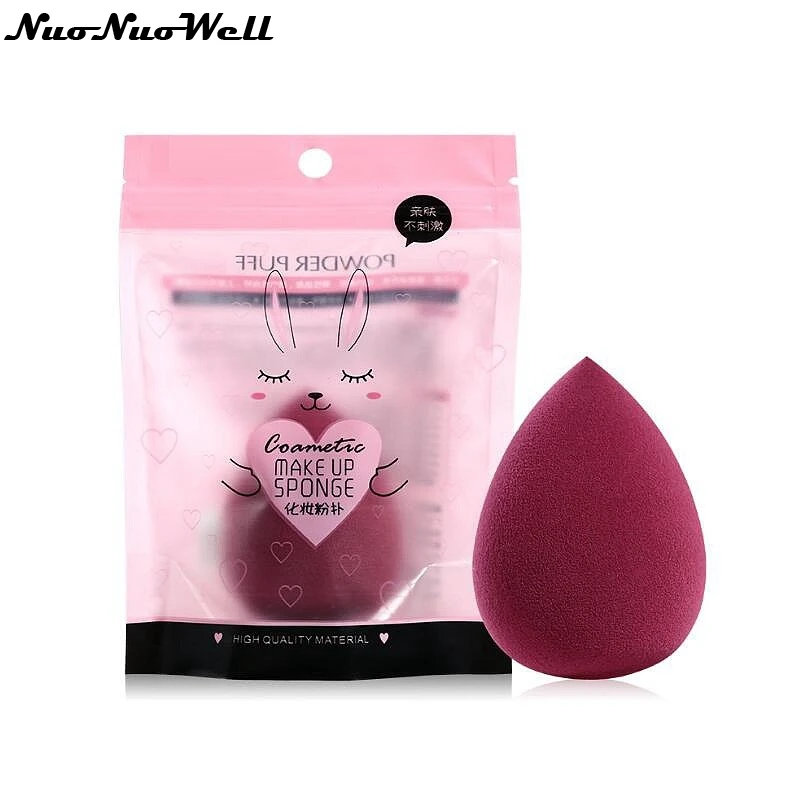 1 шт Косметическая основа Puff принадлежности для макияжа аксессуары Гладкий BB крем сухой влажная пудра губкой, Puff произвольный цвет
