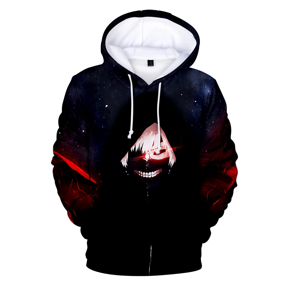 Hoodies Tokyo Ghoul Hoodies 2019 New Fashion Funny Hoodies and Sweatshirts Tokyo Ghoul harajuku Spring/autumn Men Women Tops