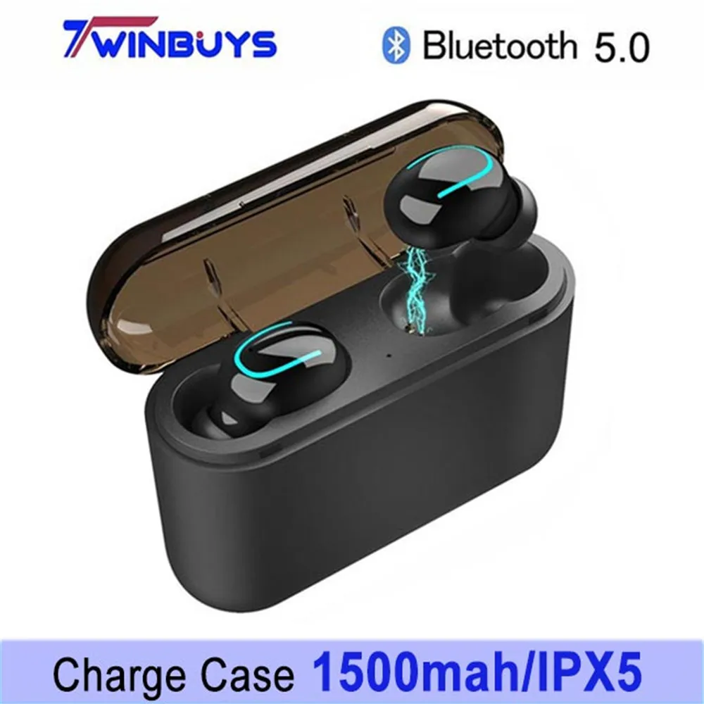 TWS true беспроводные Bluetooth наушники 5 0 стерео спортивные игровая гарнитура с