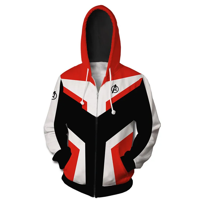 ody Avengers Endgame 4 Quantum Realm 3D Print Hoodies Men Fitness Pullover Sweatshirts Zipper Jacket Cosplay Men Women Streetwea